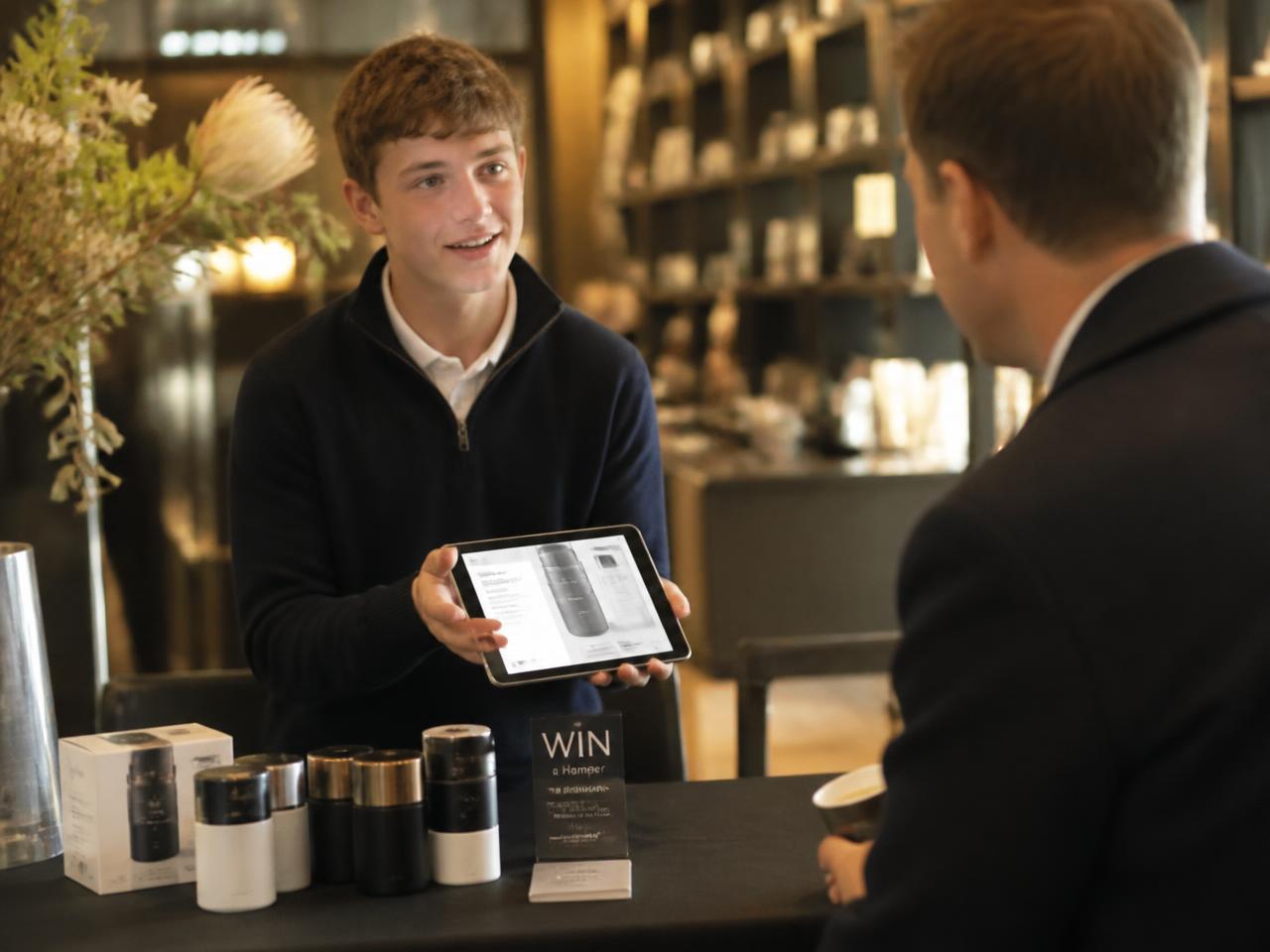 Real customers pitched face to face before term ended.